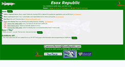 Desktop Screenshot of esoxrepublic.com